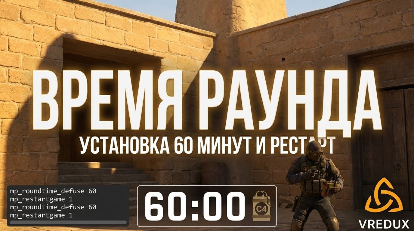 как сделать бесконечный раунд в кс